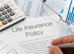 Close up of Life Insurance Policy