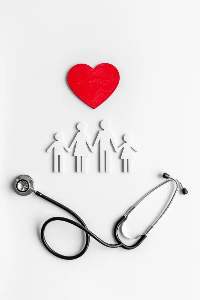 A heart, family and a stethoscope